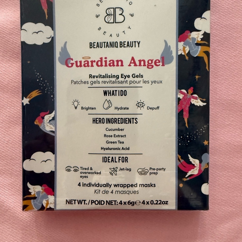 Beautanio Beauty Guardian Angel Revitalising Eye Gels - Black and White